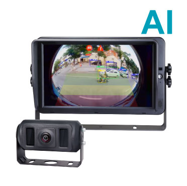 1080P cámara inteligente de advertencia y detección de peatones y vehículos.