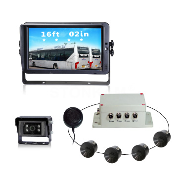 1080P HD Sistema de sensor visual y ultrasónico de aparcamiento