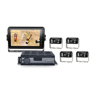 Sistema de Camara 360 con IA y Cámara Panorámica 360 Integrada para Excavadoras