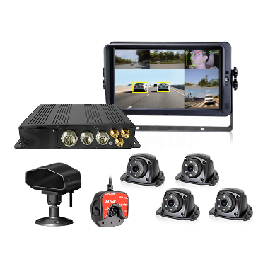 Sistema MDVR Vehicular Inteligente con IA de 6 Canales