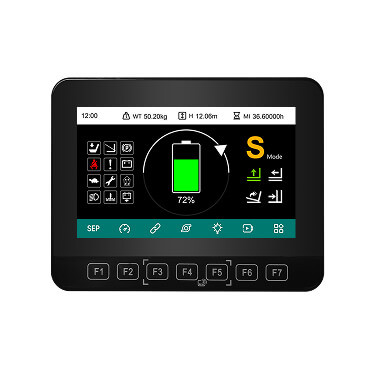 Monitor Instrumental HMI de 5 Pulgadas con CAN Bus