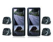 12,3 Pulgadas HD Monitor Digital de Espejo para Bus/ Camión