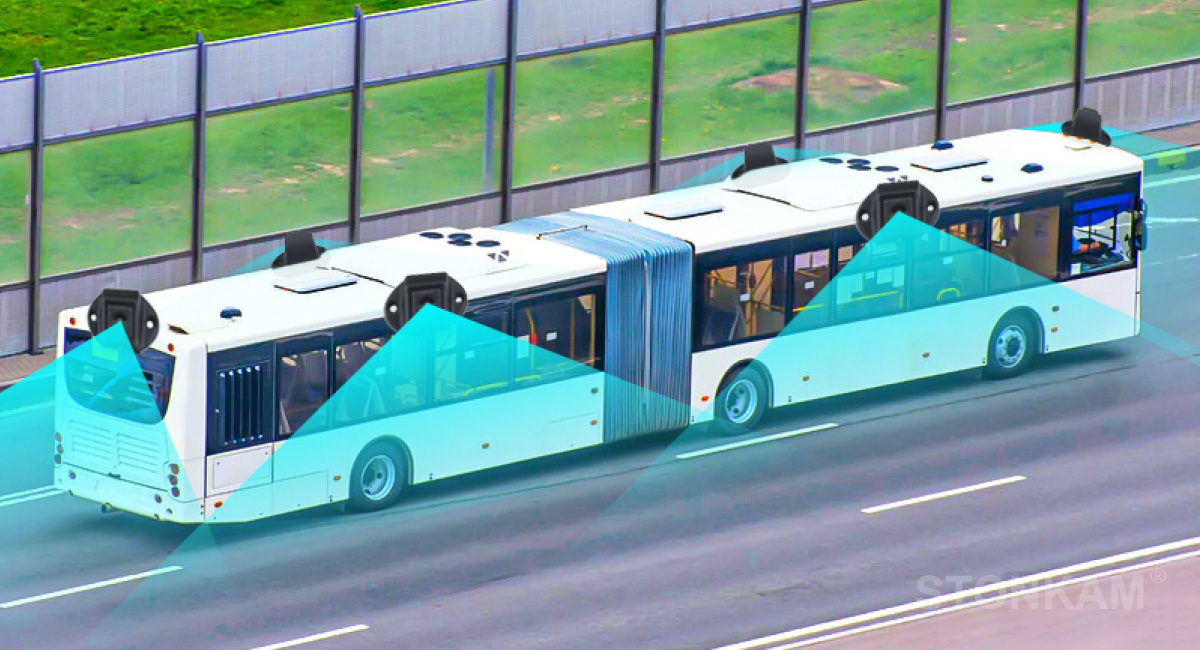 sistema de panorámica 360 ° para autobús
