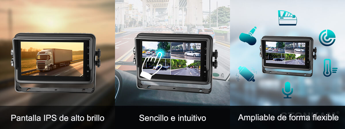Pantalla especializada para vehículo