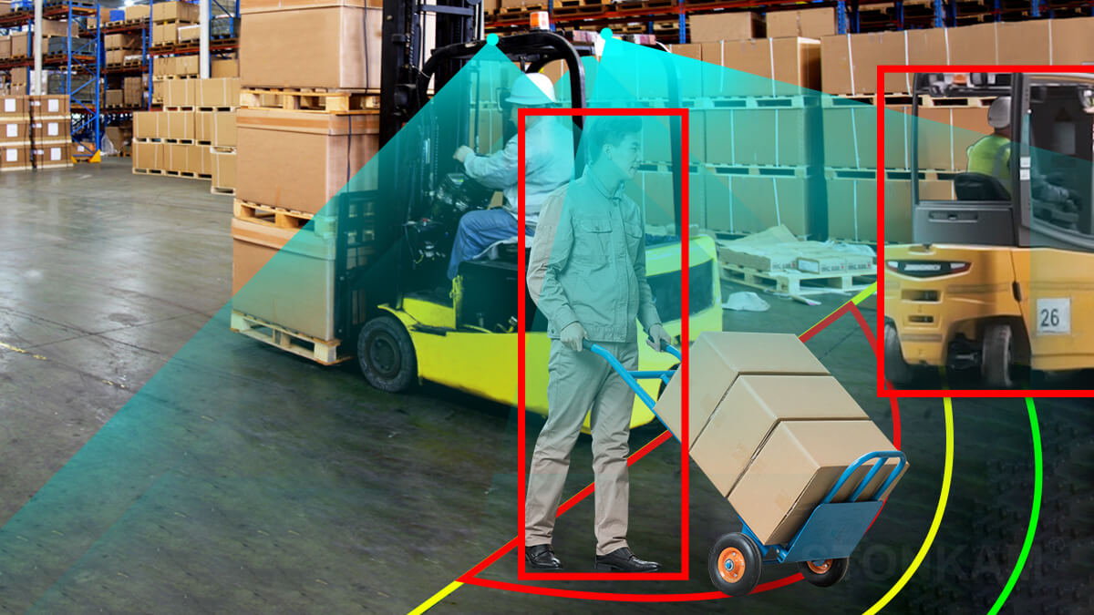 Cámara de detección de peatones,