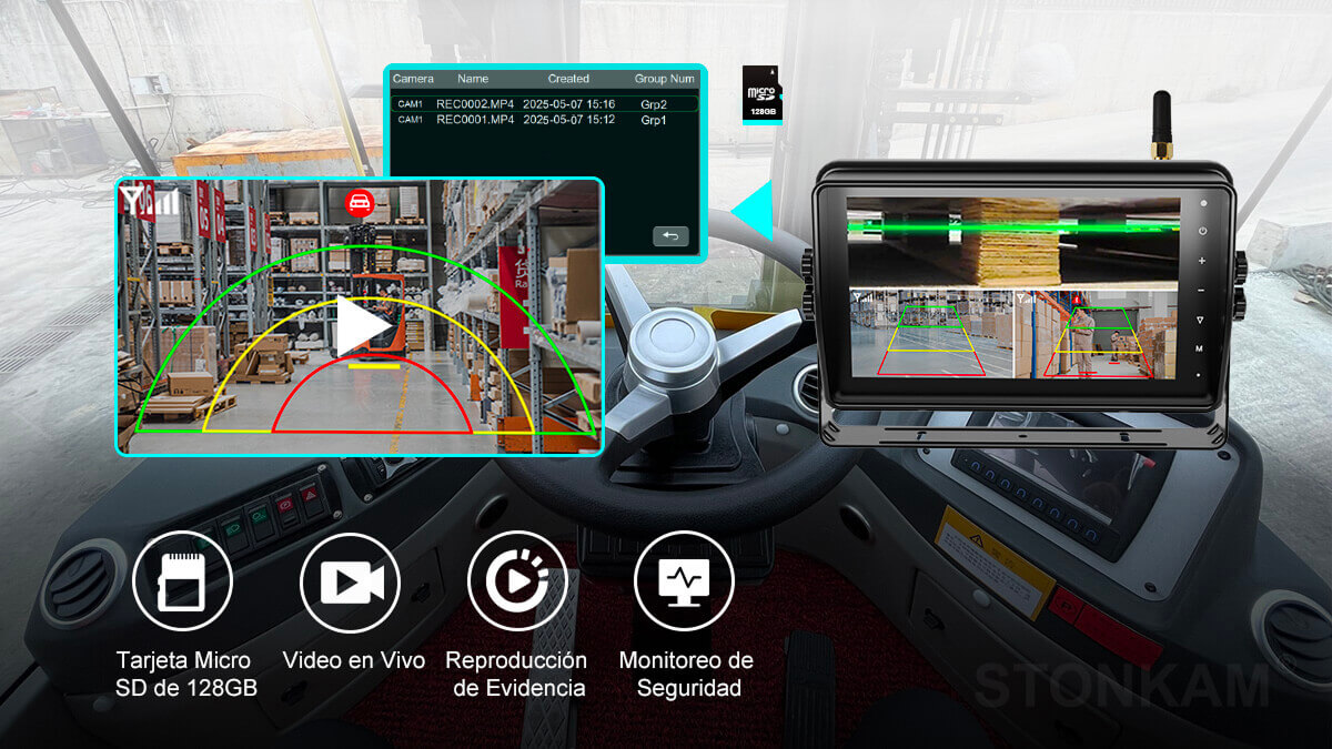 Sistema de Videovigilancia para Montacargas