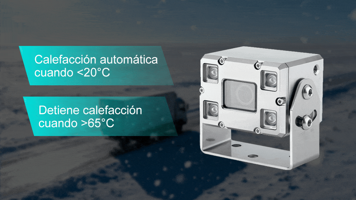 Cámara de Vigilancia Vehicular Antideflagrante en Acero Inoxidable 304 1080P