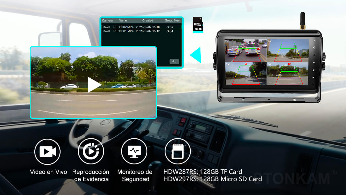 Pantalla inalámbrica para vehiculo inteligente